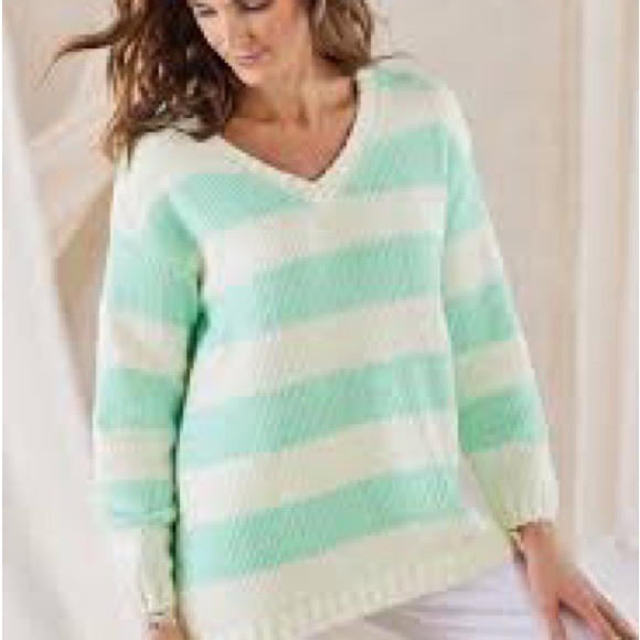 Tanya Taylor Maisie Knit / 3X / ARAUCANA/SEASALT - Picture 8 of 16